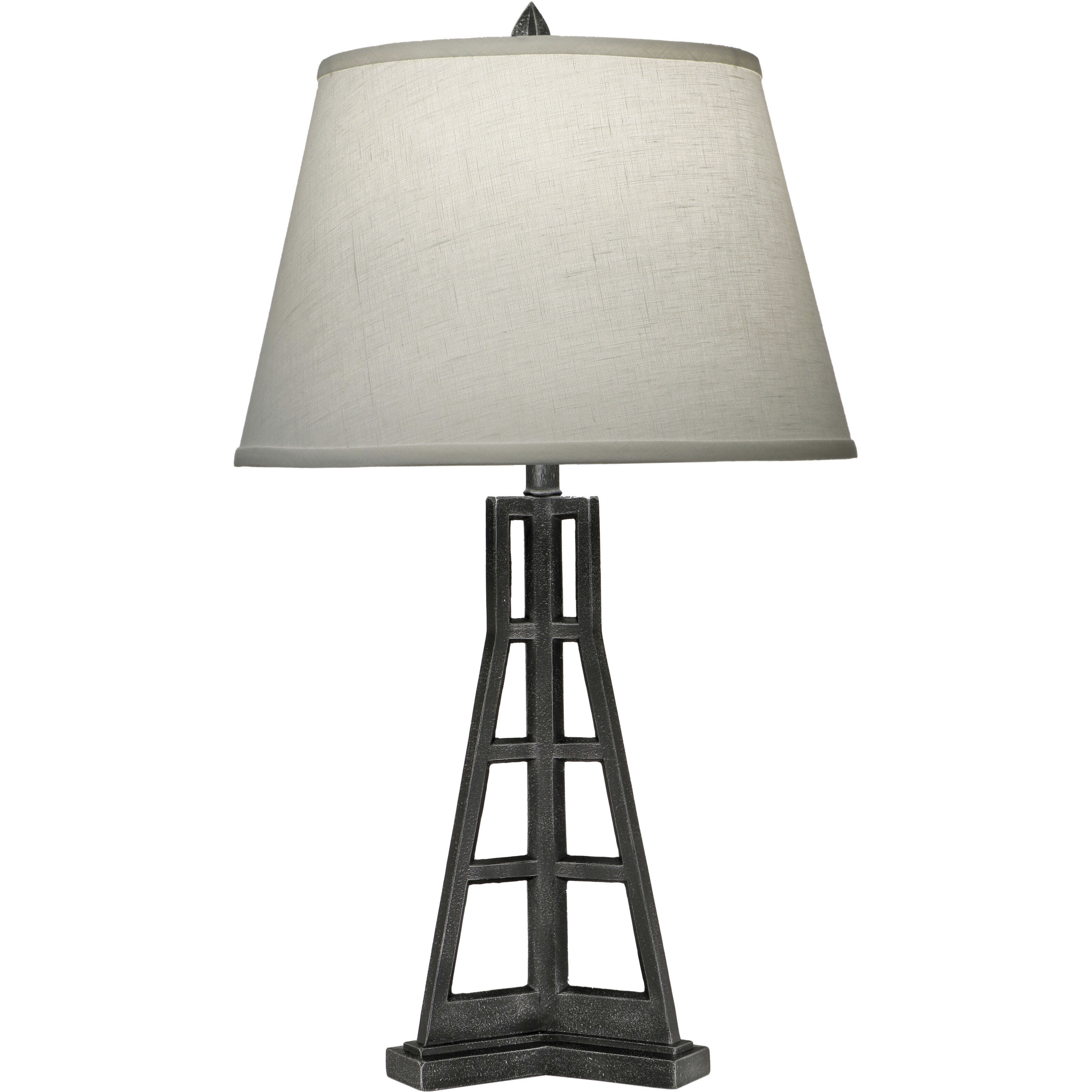 Ellie 28 inch Charcoal Table Lamp Portable Light